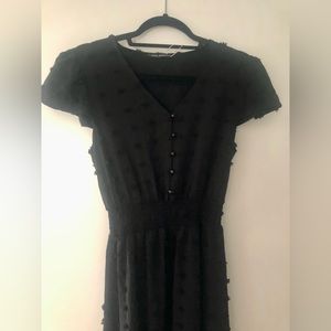 NWT Chic Style Ladies MIDI dress Size Small Color Black